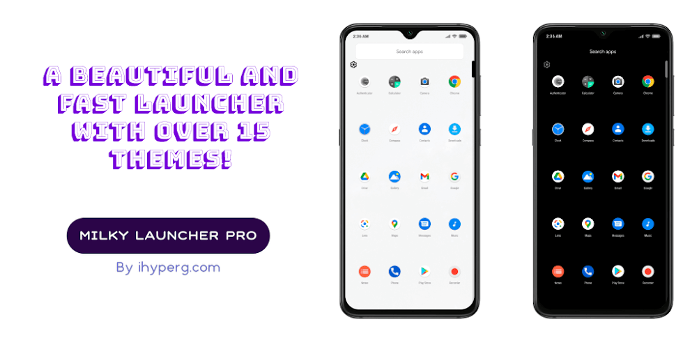 Milky Launcher Pro screenshot 1