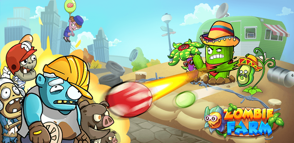 Zombie Farm - Plant Defense screenshot 1