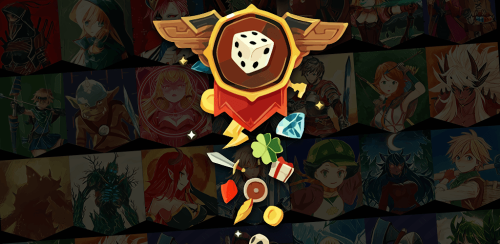 Idle Raids of the Dice Heroes gameplay screenshot 1