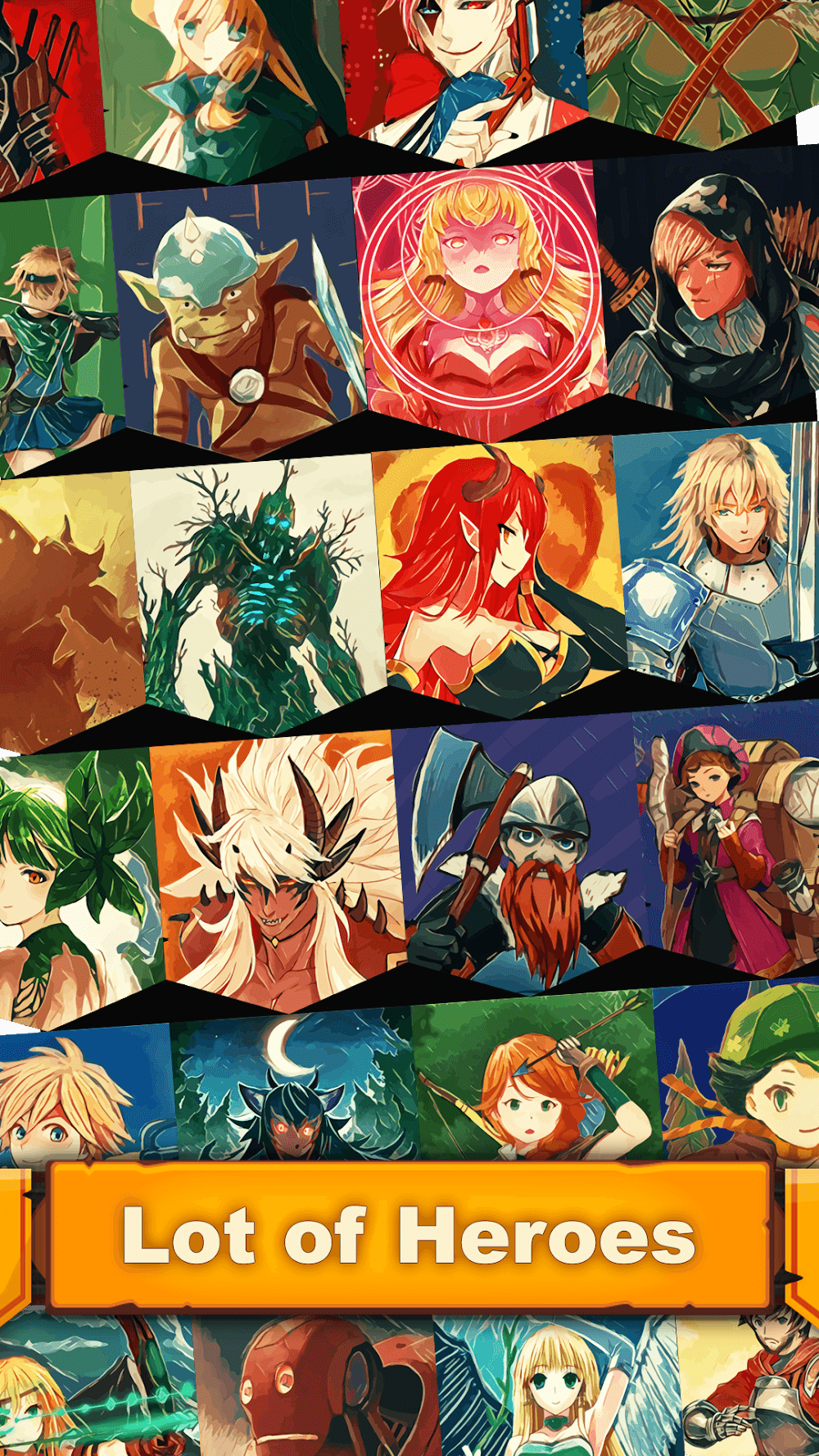 Idle Raids of the Dice Heroes gameplay screenshot 3