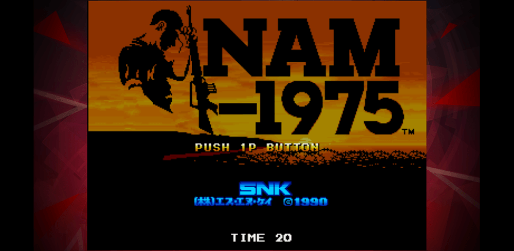 NAM-1975 ACA NEOGEO gameplay screenshot 1
