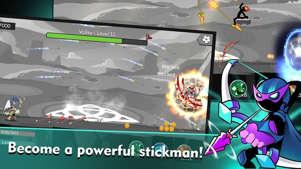 Stickman Fight Archer Survival screenshot 6