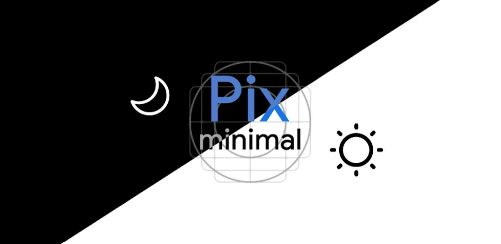 Pix-Minimal Black/White Icons screenshot 1