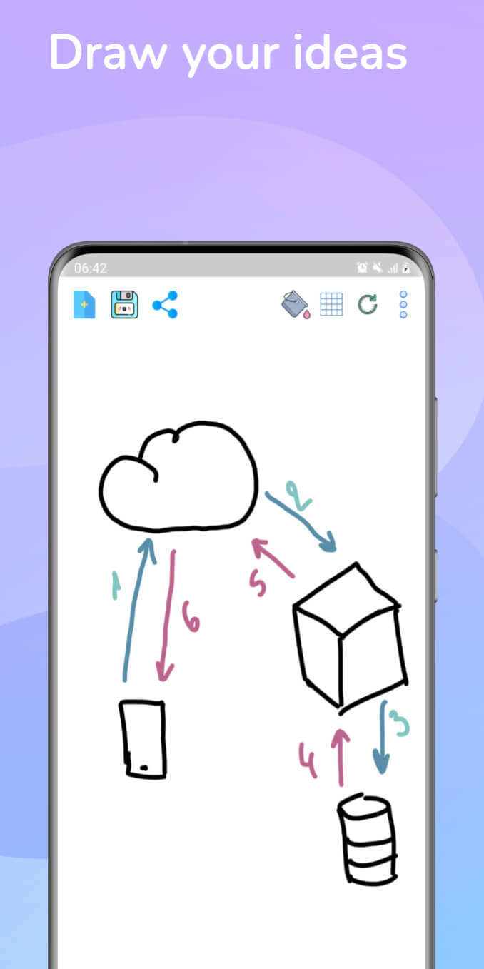 Draw. Paint. Simple Whiteboard screenshot 4