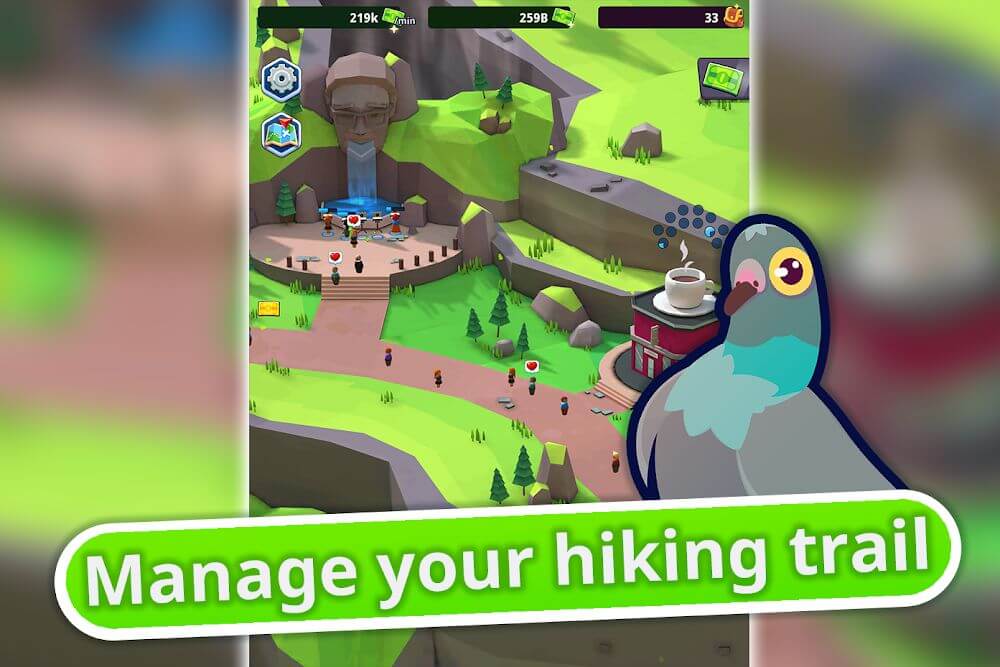 Idle Hiking Manager screenshot 4
