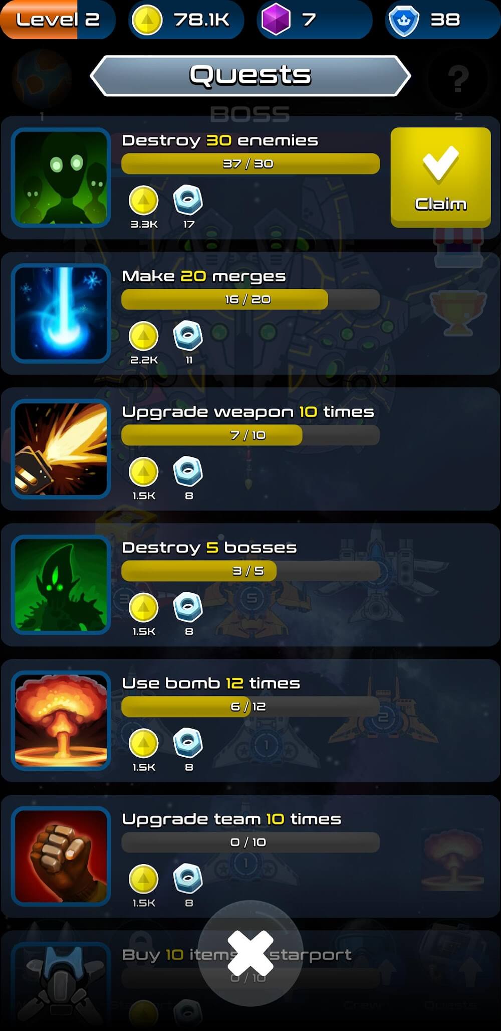 SF: Idle Merge Tycoon screenshot 3