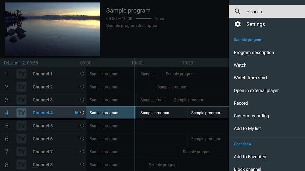 TiviMate IPTV Player preview 3