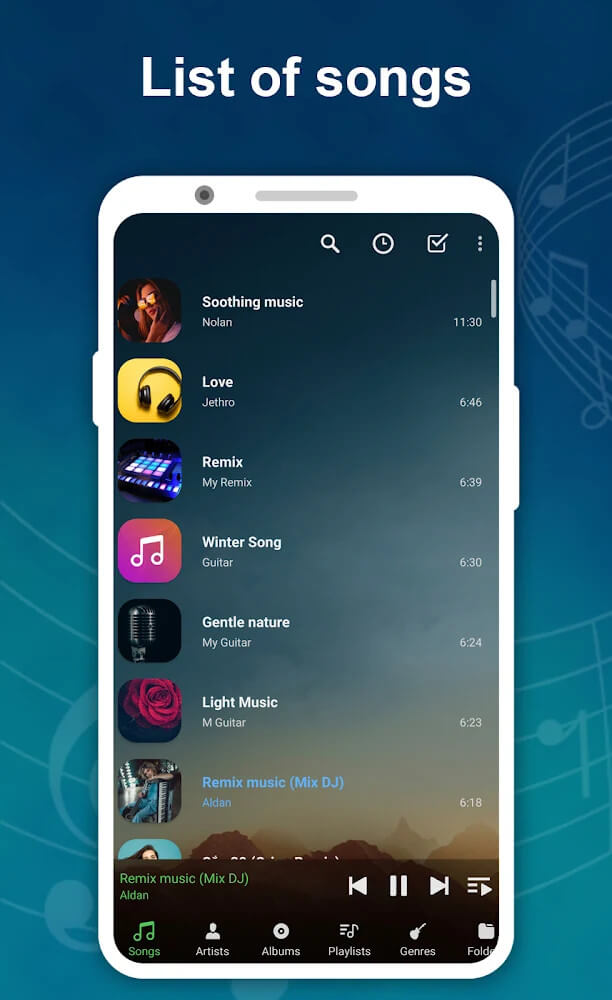 Vmons Music Player screenshot 2