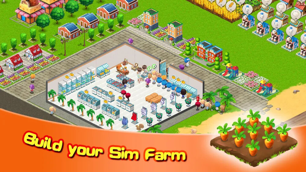Sim Farm - Build Township screenshot 2