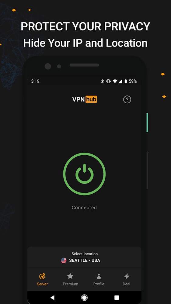 VPNhub screenshot 3