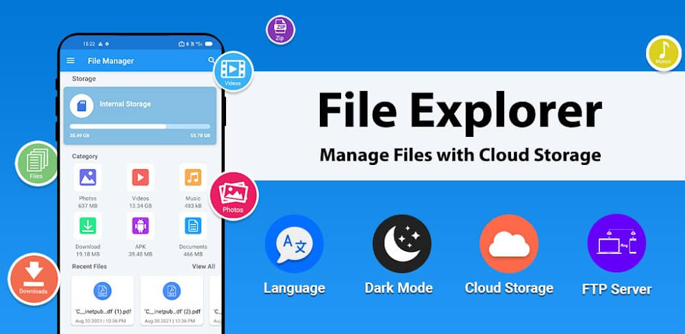 ESx File Manager & Explorer screenshot 1