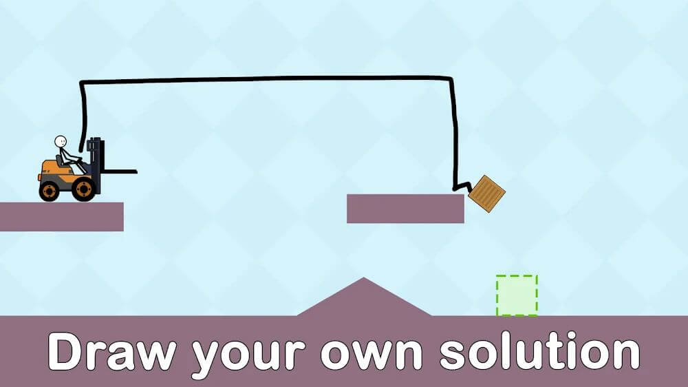 Stickman Physic Draw Puzzle screenshot 2