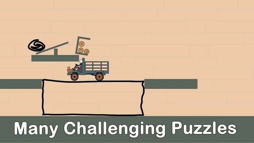 Stickman Physic Draw Puzzle screenshot 4