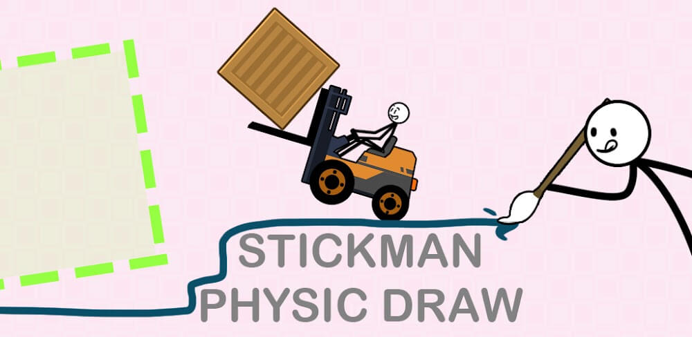 Stickman Physic Draw Puzzle screenshot 1
