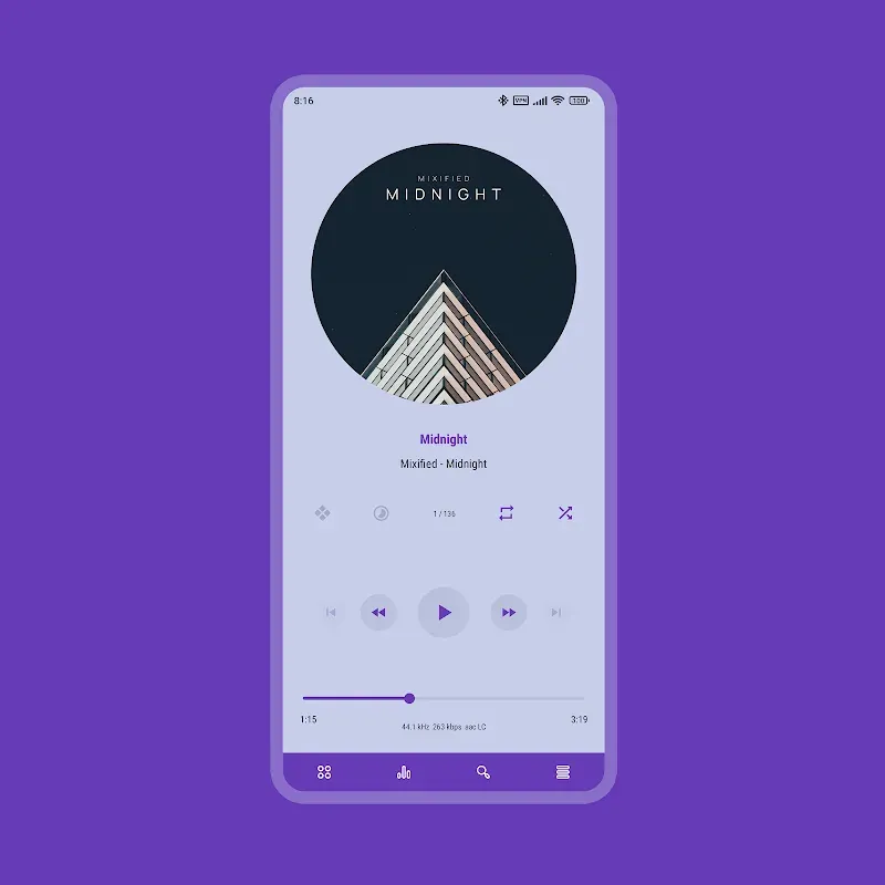 Luminous - Poweramp Skin screenshot 3