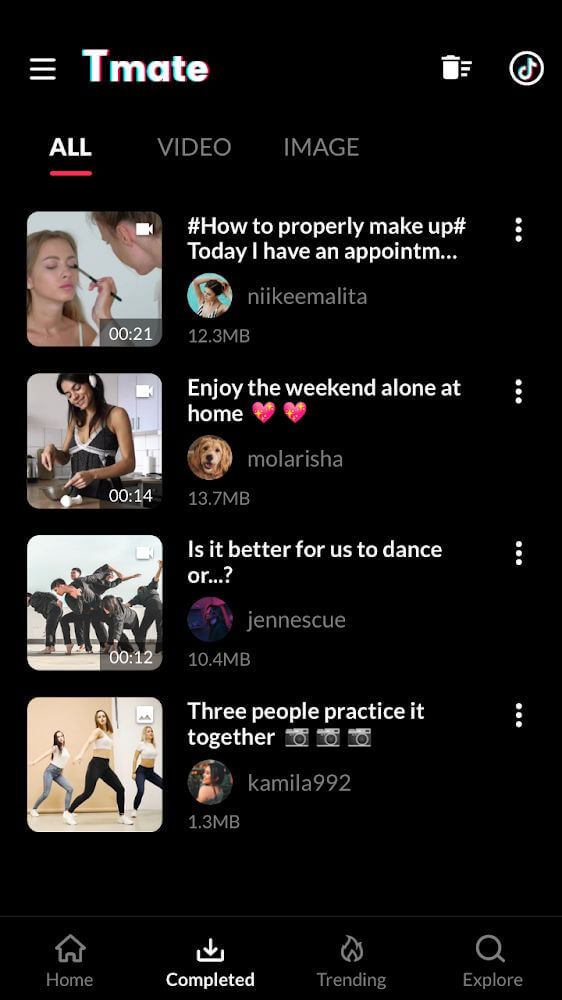 Tmate - TikTok Downloader Screenshot 4