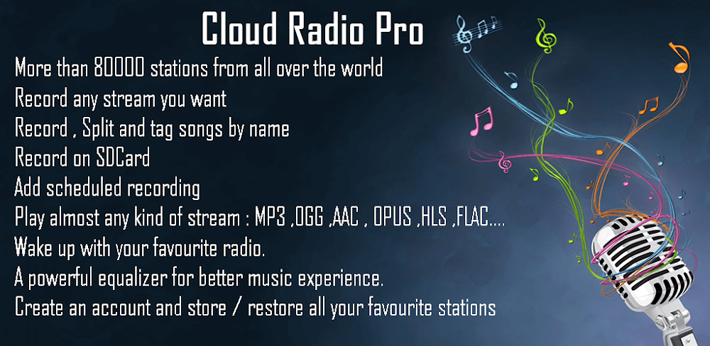 Cloud Radio Pro screenshot 1
