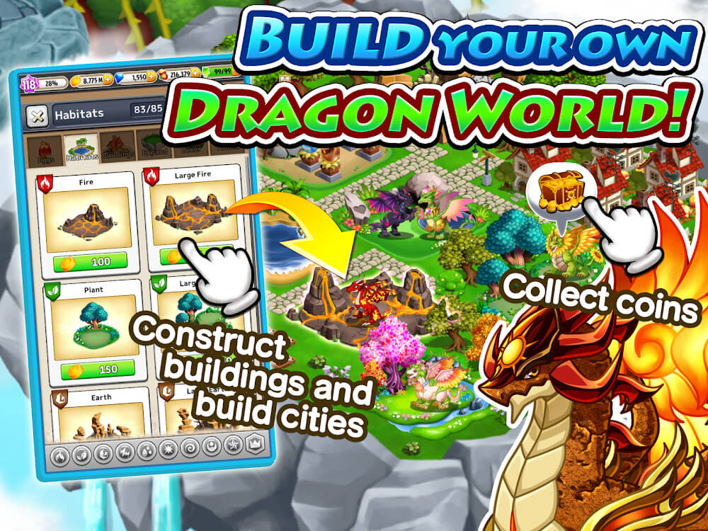 Dragon Paradise: City Sim Game screenshot 3