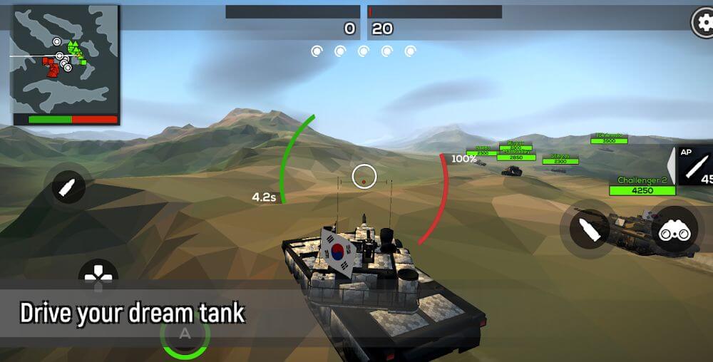 Poly Tank 2: Battle Sandbox screenshot 2