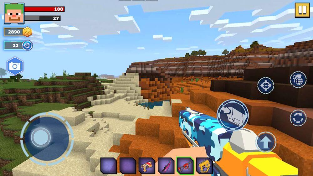 Fire Craft: 3D Pixel World screenshot 5