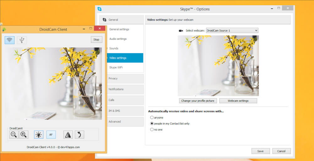 DroidCamX screenshot 3