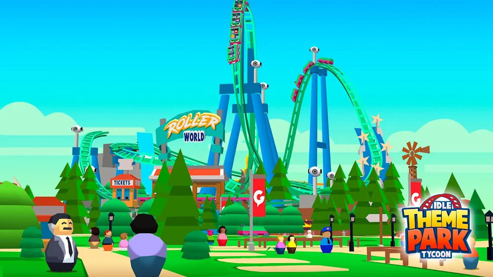 Idle Theme Park Tycoon screenshot 2
