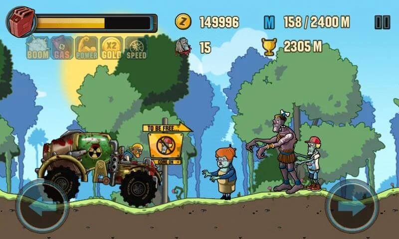 Zombie Road Racing screenshot 2