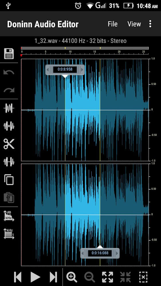 Doninn Audio Editor screenshot 2