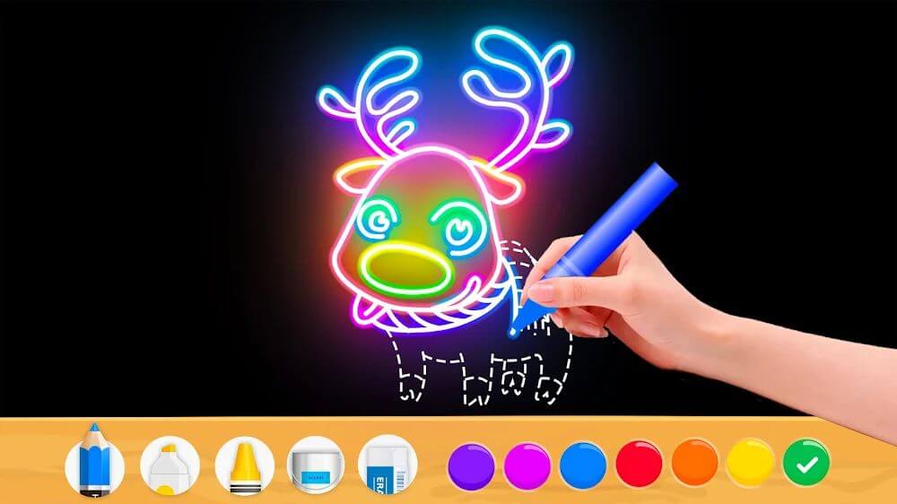 Draw Glow Christmas screenshot 6