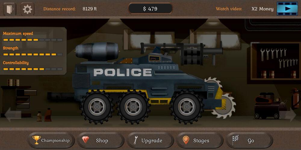 Zombie Metal Racing screenshot 4