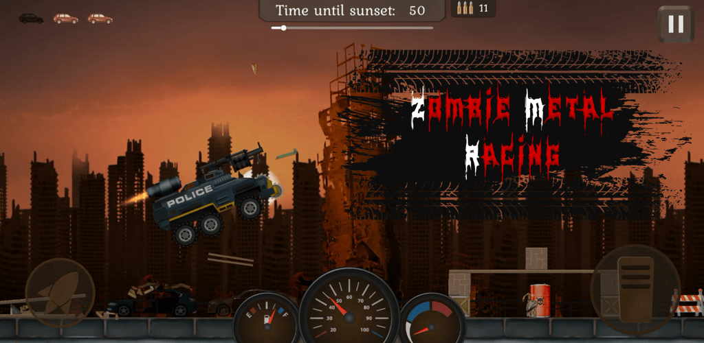 Zombie Metal Racing screenshot 1