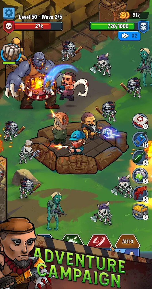 Zombie Idle: City Defense screenshot 2