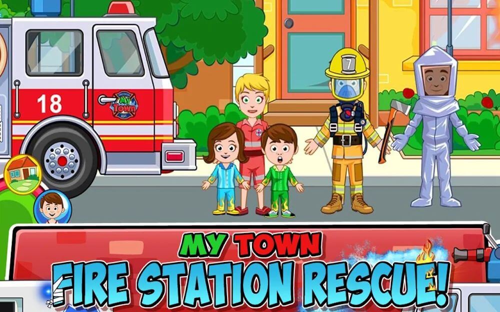 My Town: Fire Station Rescue screenshot 2