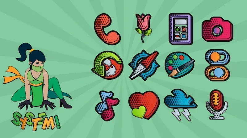 Comics Icon Pack screenshot 2