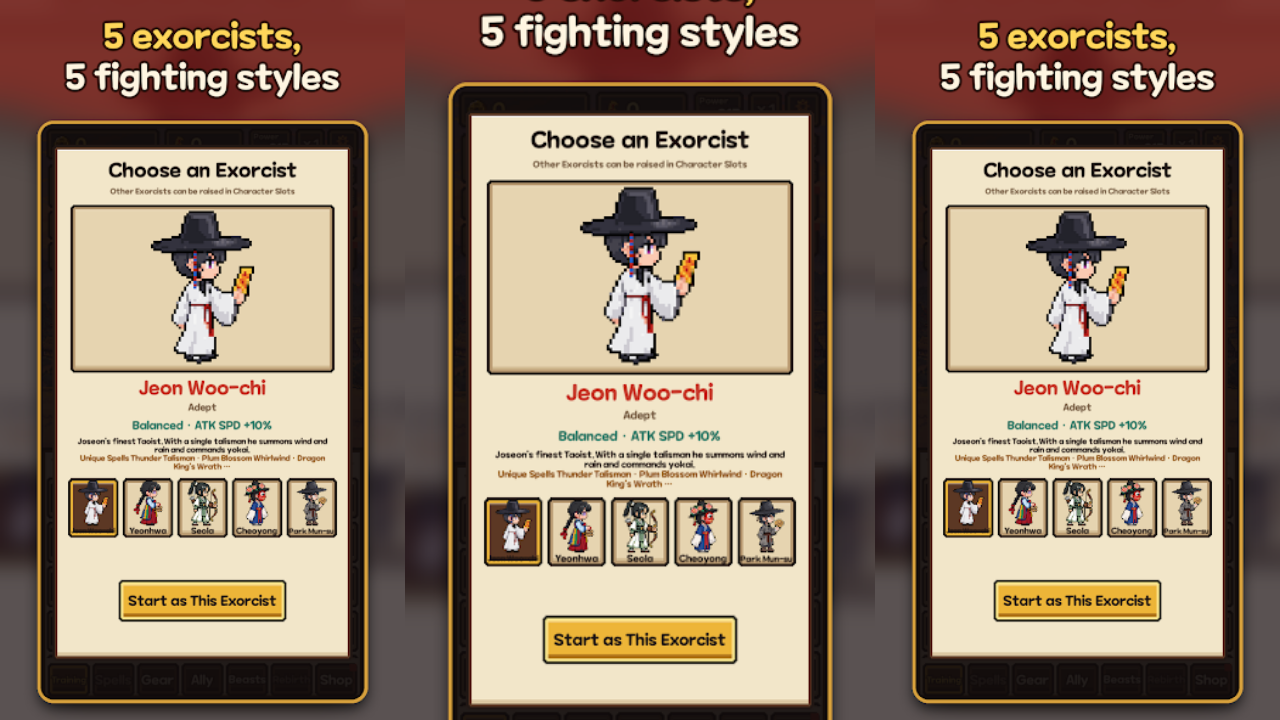 Joseon Exorcist: Idle RPG screenshot 1