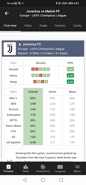 FootyStats - Soccer Stats screenshot 2