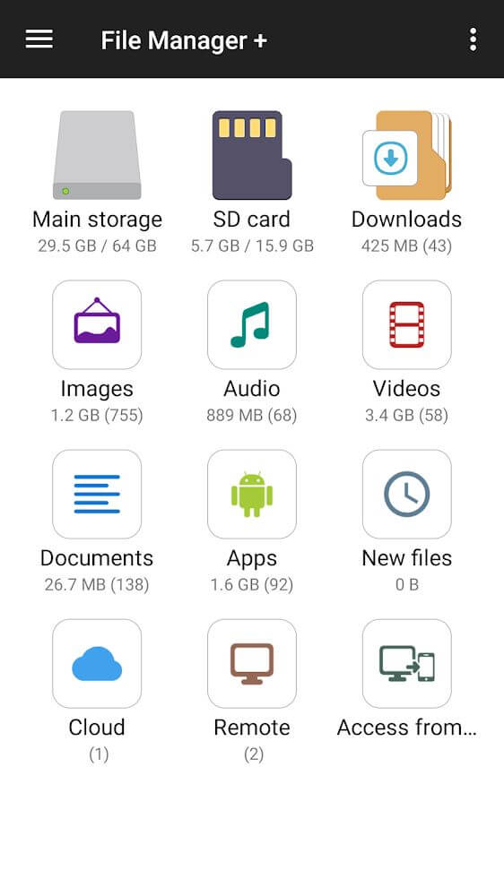 File Manager screenshot 2