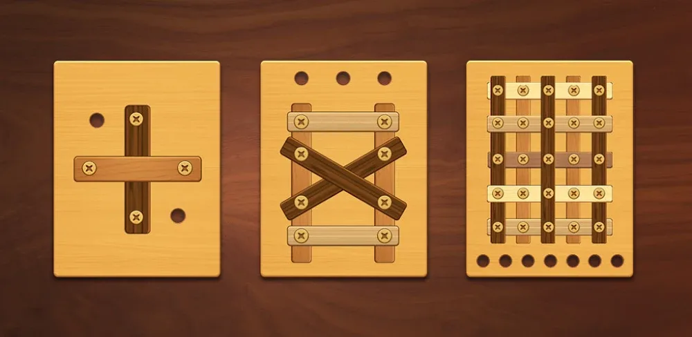 Screw Puzzle: Wood Nut & Bolt™ Screenshot 1