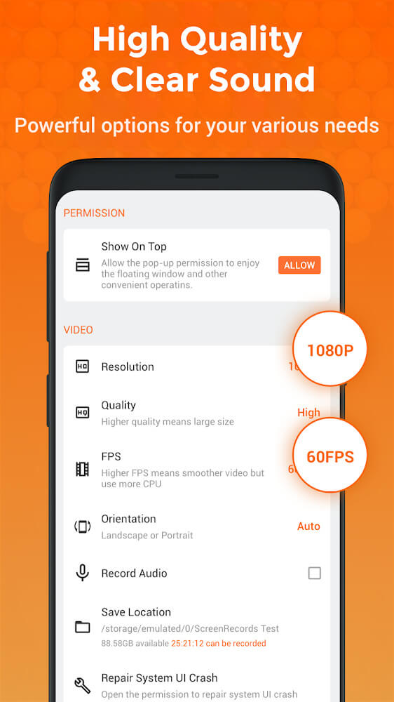 XRecorder screenshot 5