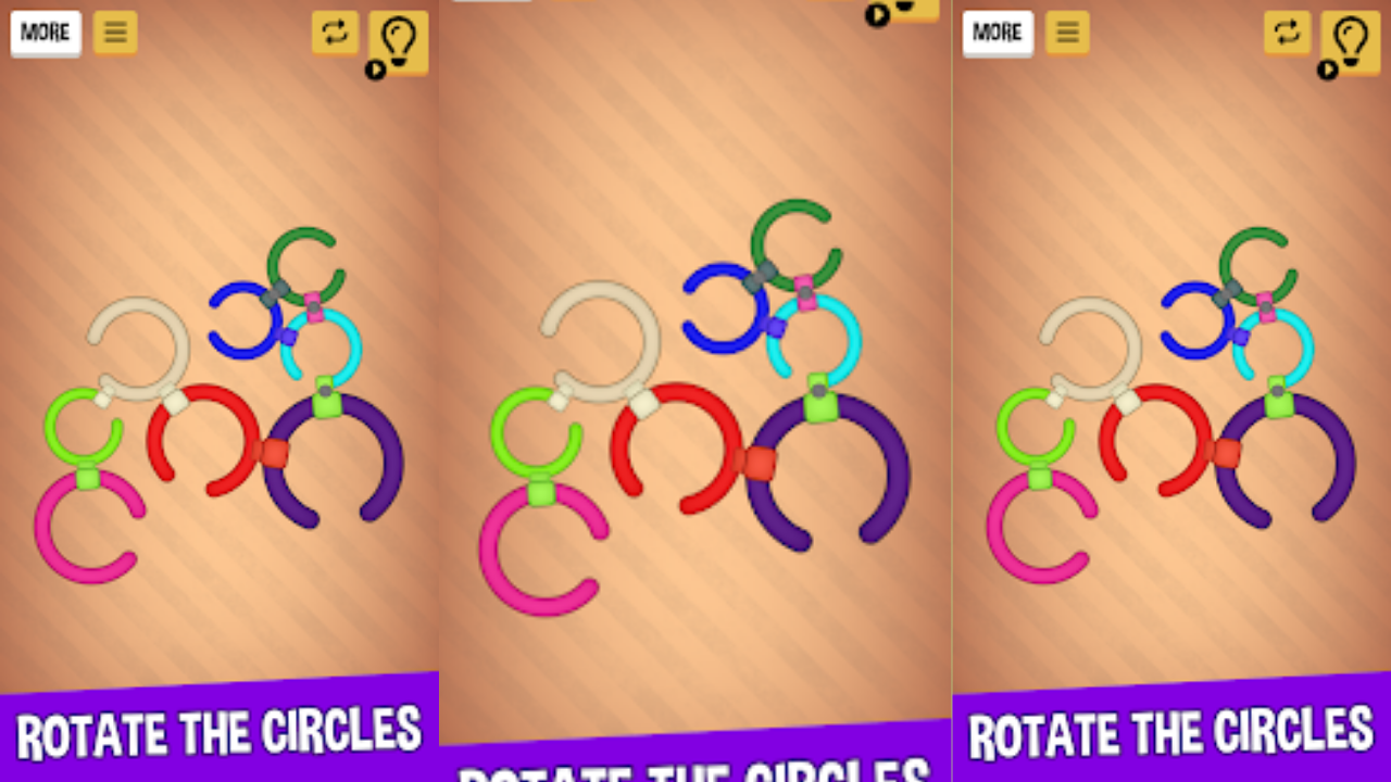 Untie The Rings: Circle Rotate screenshot 1