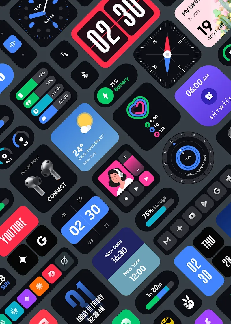 Galaxy Widgets: One UI app preview 6