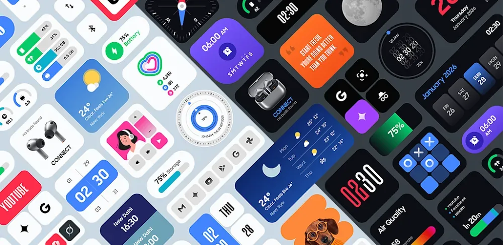 Galaxy Widgets: One UI app preview 1