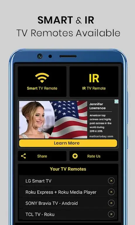 Universal TV Remote Control screenshot 2