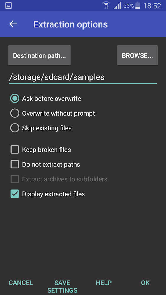 RAR screenshot 4