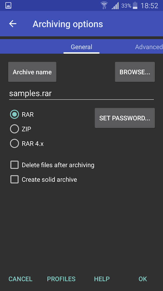 RAR screenshot 5