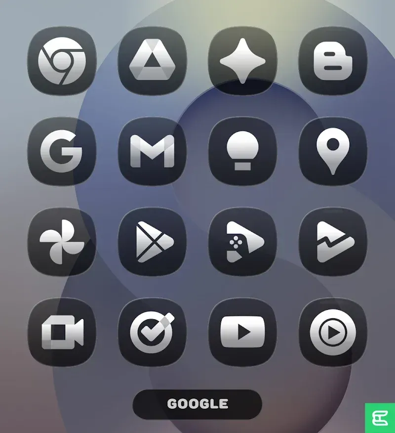 OneGlass (Dark) - Icon Pack screenshot 3