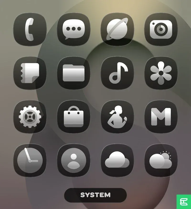 OneGlass (Dark) - Icon Pack screenshot 6