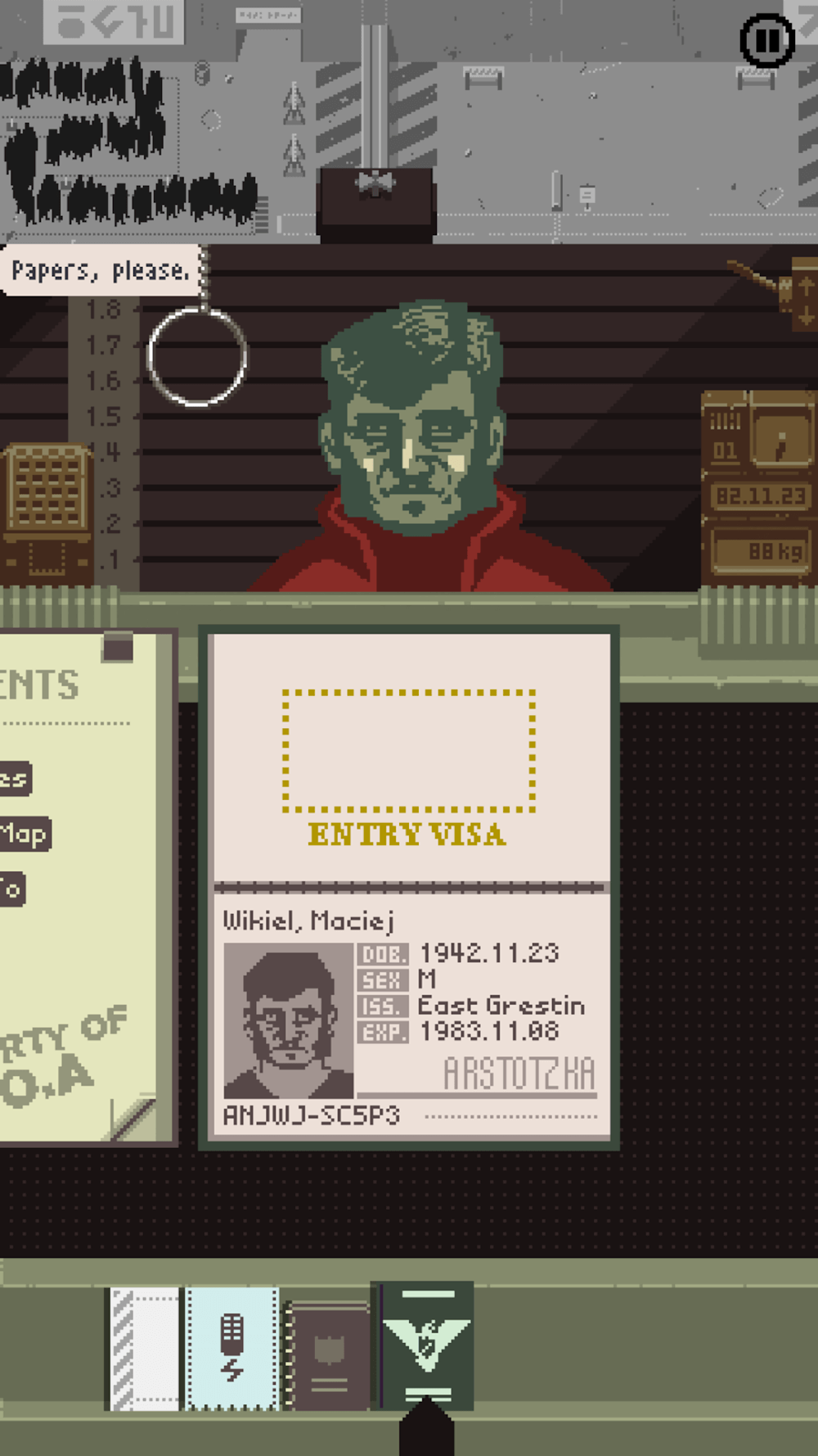 Papers, Please gameplay screenshot 4