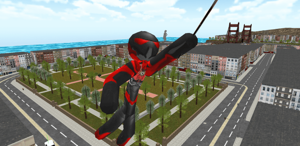 Stickman Rope Hero screenshot 1