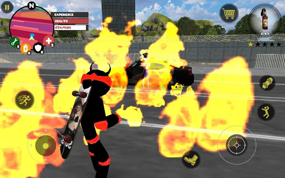 Stickman Rope Hero screenshot 3